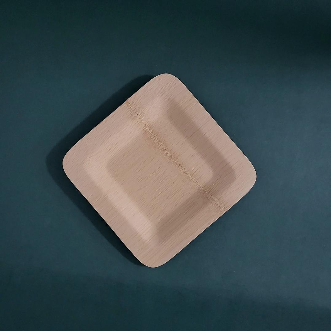 Bamboo Square Plate